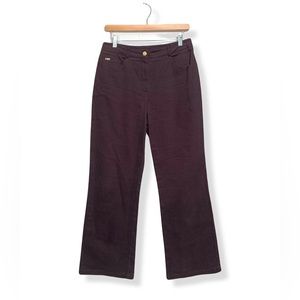 St. John Sport by Marie Gray Brown High Waist Straight Leg Jeans Pants Size 8